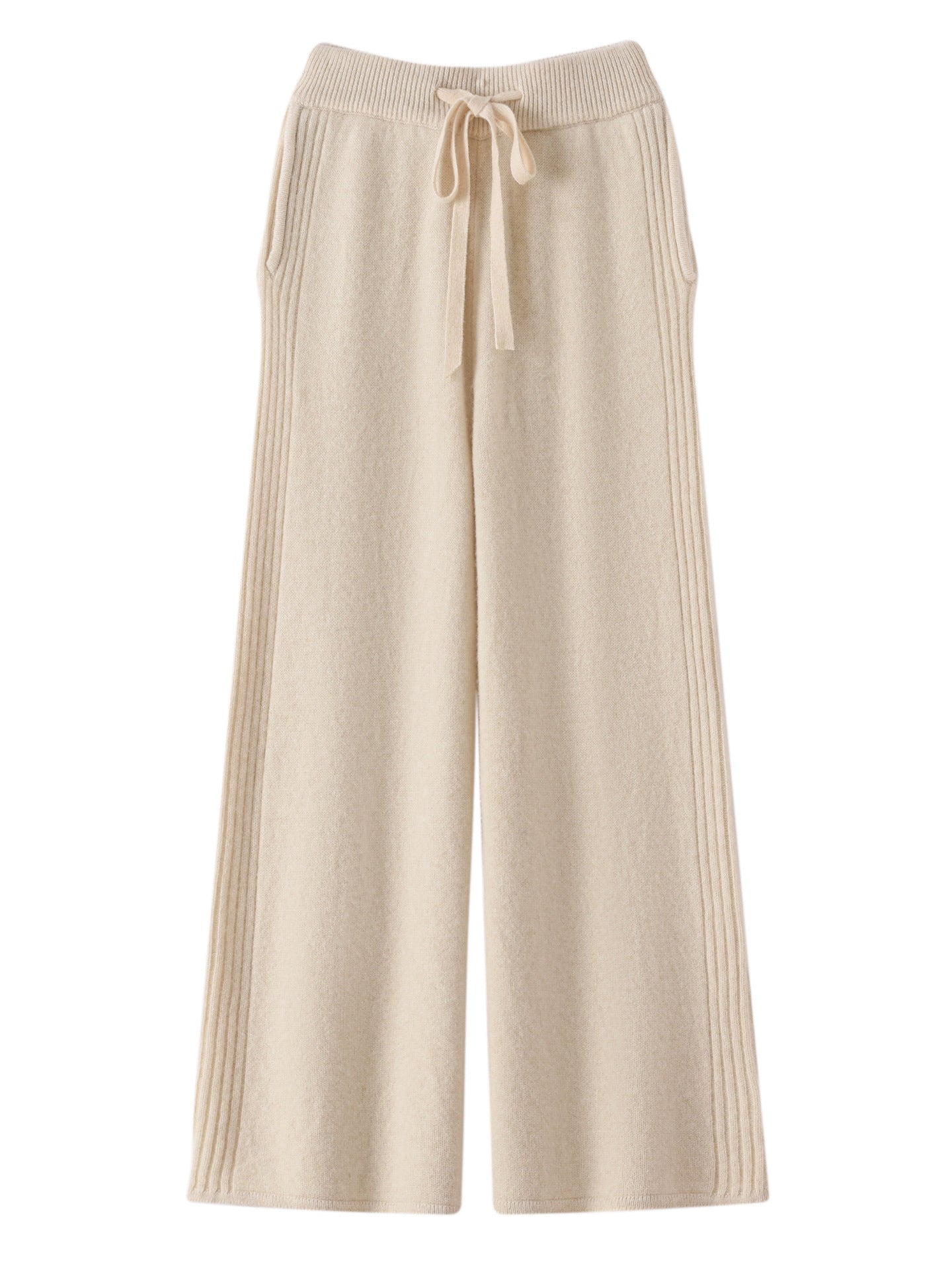 Narrow Casual Women's Sports Wide-Leg Pants High-Waist Slim Version New Long Fashion Straight Spring and Autumn Drape Pants 2025