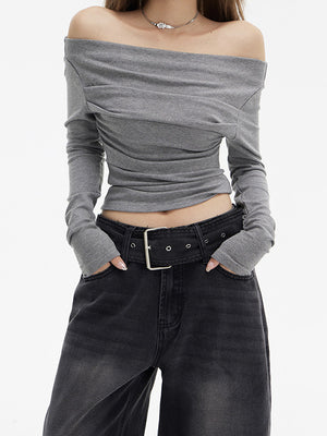 American Style High Waist Wide Leg Jeans Women's Autumn and Winter New Waist Belt Adjusting Wide Leg Pants Fashionable Trendy Trendy Trousers