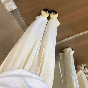 Popular Western-style Cream White Wide Leg Pants Women's Early Spring High Waist Loose All-match Draped Casual Pants