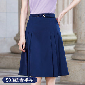 British Preppy Style Summer Shirt Pleated Skirt Suit Kindergarten Teacher Kindergarten Uniform Teacher Kindergarten Teacher Work Clothes Women's Clothing